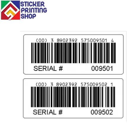 Barcode Labels Printed Product Barcode And Serial Number Png Barcode Transparent