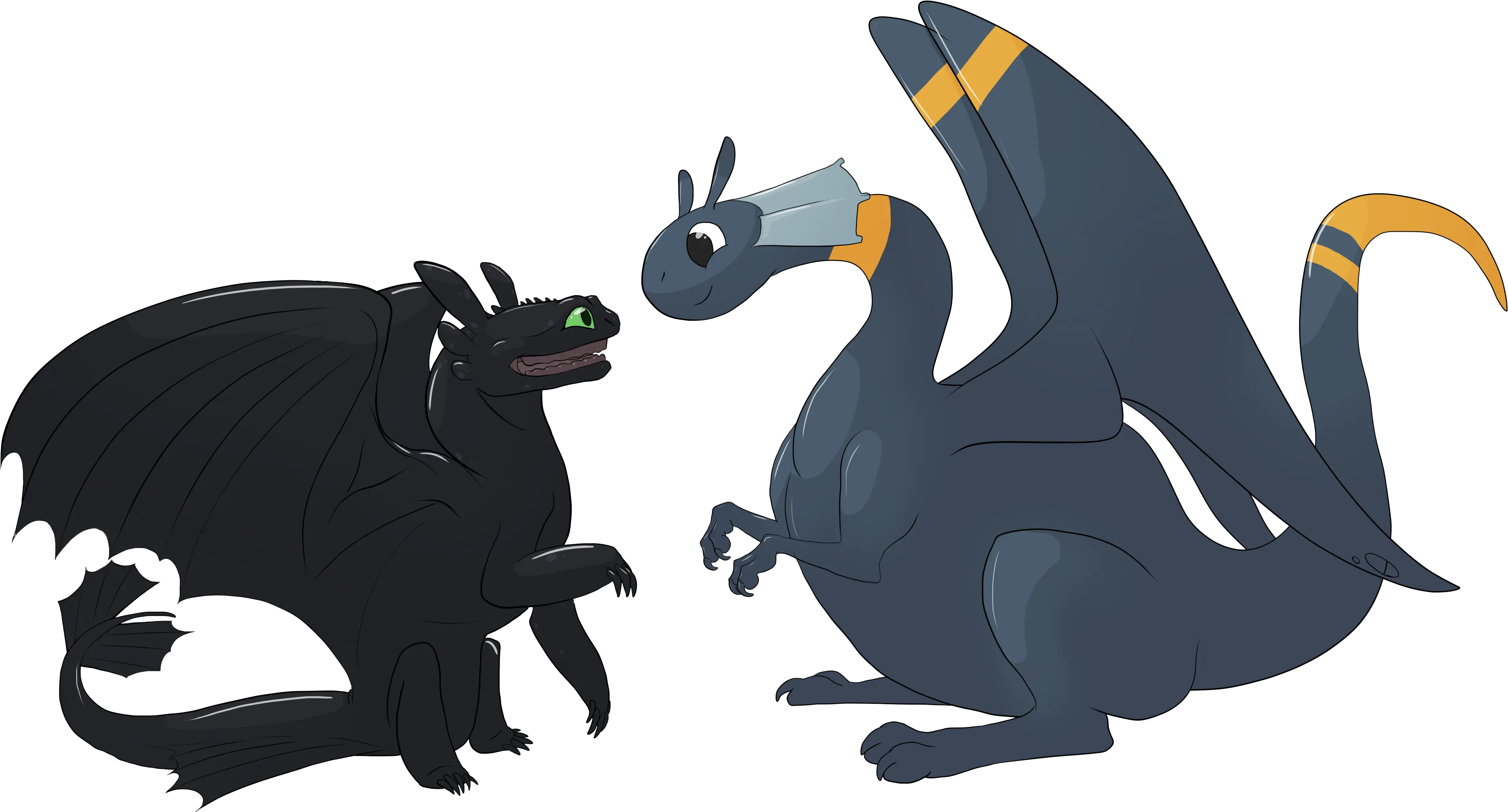 Toothless And Masotan By Thistlefahks Fur Affinity Dot Net Dragon Pilot Masotan And Toothless Png Toothless Png