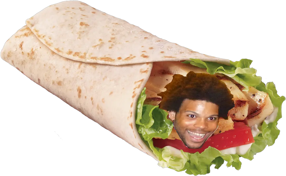 Trihard Wrap Chicken Cheese And Lettuce Wrap Png Trihard Transparent