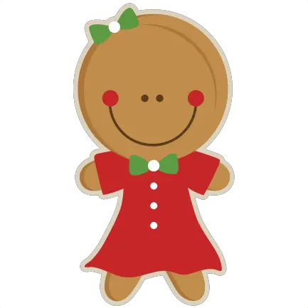 Gingerbread Girl Png 3 Image Cute Ginger Bread Girl Girl Transparent Background