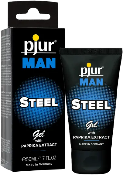 Pjur Man Steel Gel Packaging And Labeling Png Man Of Steel Logo Png