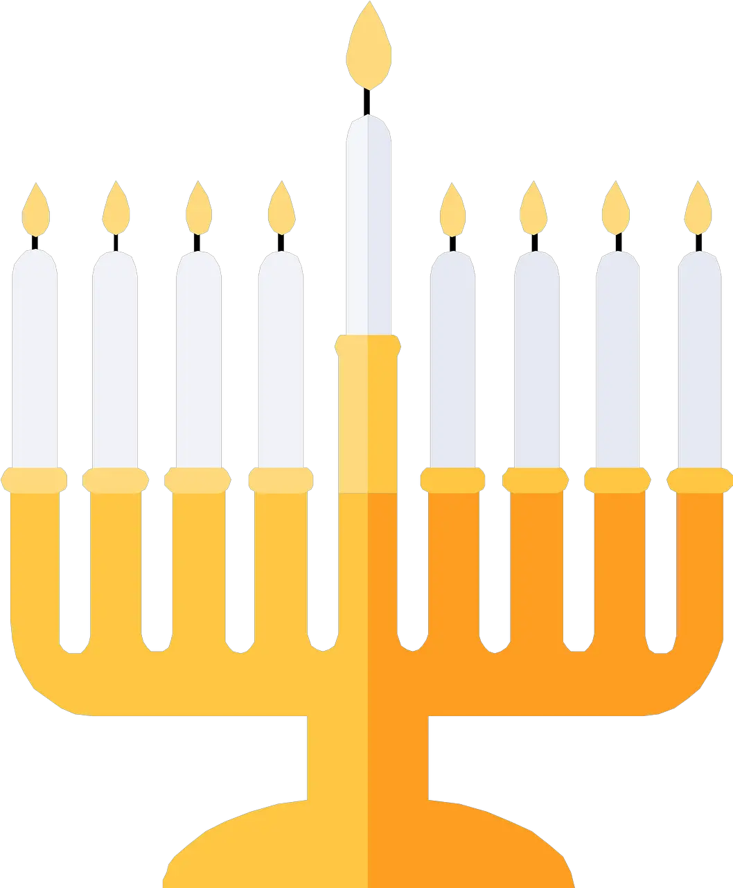 Candlestick Candles Jewish Free Vector Graphic On Pixabay Hanukkah Ljusstake Transparent Png Hanukkah Icon