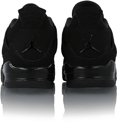 Air Jordan 4 Retro Black Cat Bg Hiking Shoe Png Jordan Png