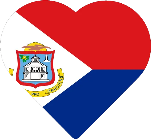 Vector Country Flag Of Sint Maarten Heart Vector World Flags St Maarten Flag Circle Png Dutch Icon