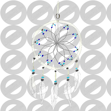 Dreamcatcher Stencil For Classroom Therapy Use Great Circle Png Dream Catcher Png
