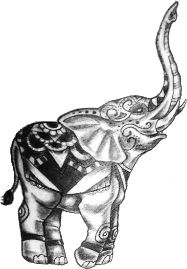 Elephant Tattoo Transparent Png Stickpng Elephant Tattoo Png Tattoo Png Transparent