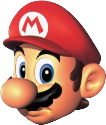 Either Way Im Just Happy They Changed Mario 64 Render Png Mario Head Transparent