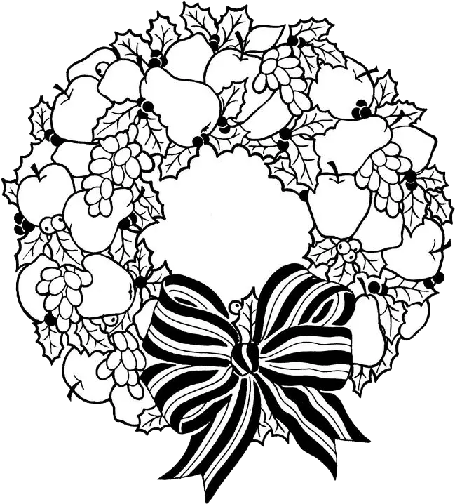 Christmas Wreath Png Christmas Wreath Coloring Pages Christmas Wreath Coloring Pages Christmas Reef Png png