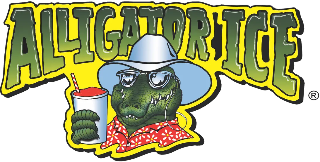 Awesome Tasting Drink Flavors From Alligator Ice Alligator Ice Gator Slushie Png Slurpee Logo