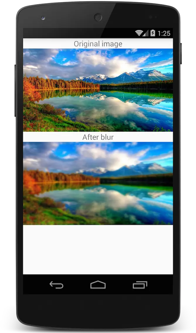 How To Create A Bitmap Blur Effect In Android Using Blur Image In Android Studio Png Blur Effect Png