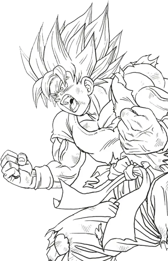 Transparent Ssj Goku Tatoo Dragonball Z Cartoon Png Goku Transparent