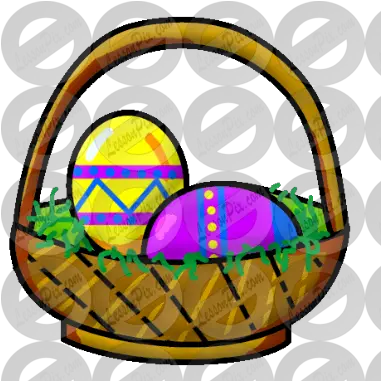Easter Basket Picture For Classroom Therapy Use Great Gift Basket Png Easter Basket Png