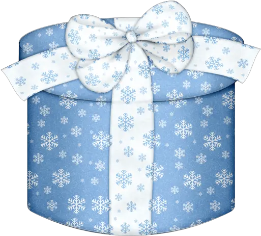 Blue Round Gift Box Png Clipart Tarjetas De Feliz Season Greetings Christmas Present Png