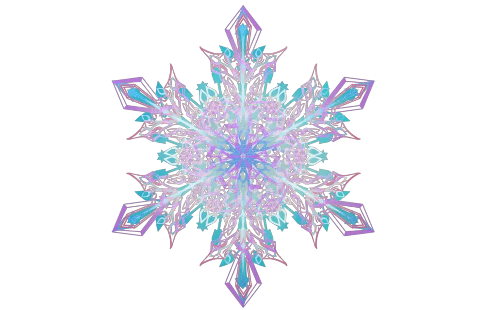 Snowflakes Transparent Png Fractal De Gelo Png Full Size Transparent Background Frozen Snowflakes Png Snowflakes With Transparent Background