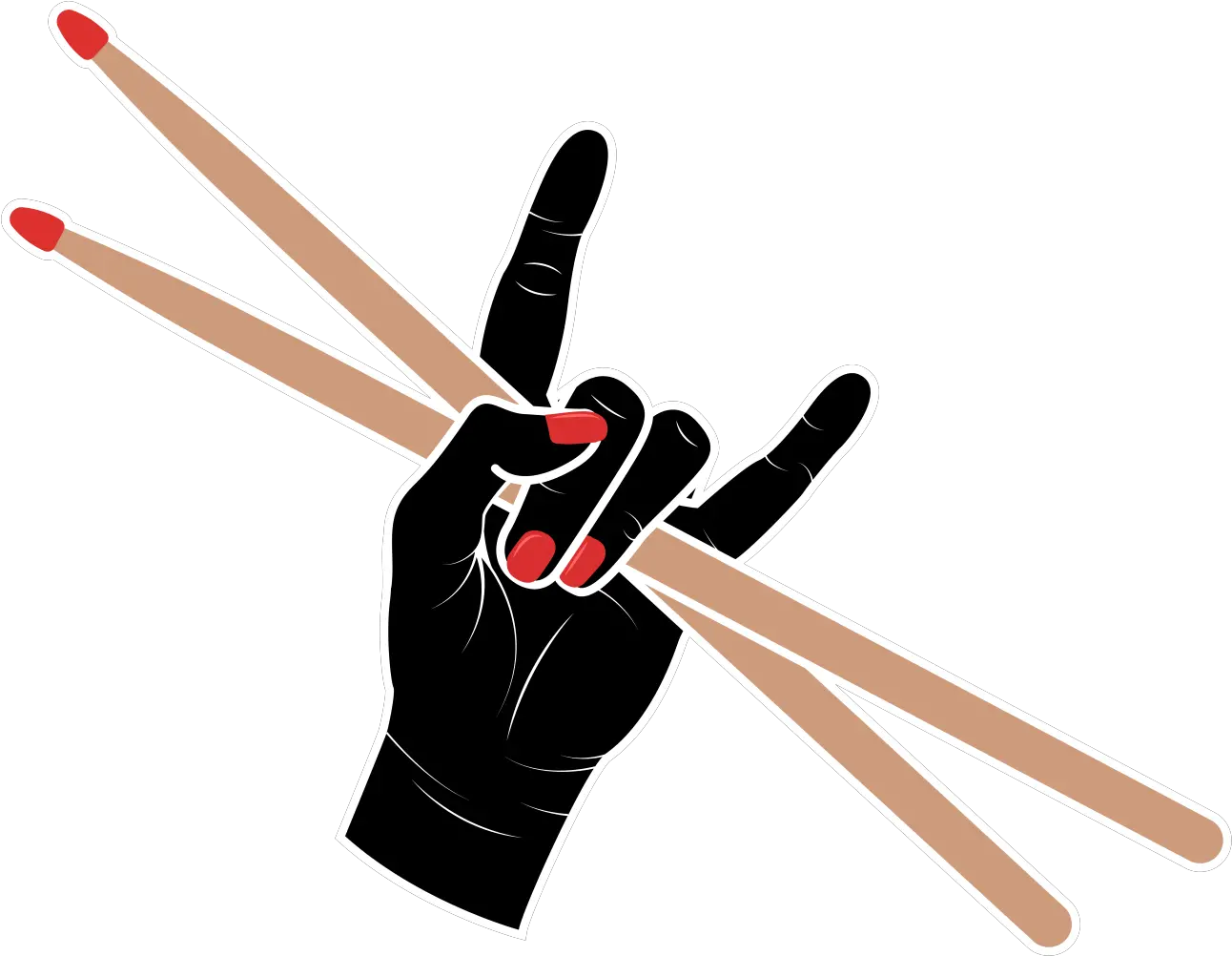 Drum Sticks Designs Themes Templates And Downloadable Drum Girl Png Drumsticks Icon