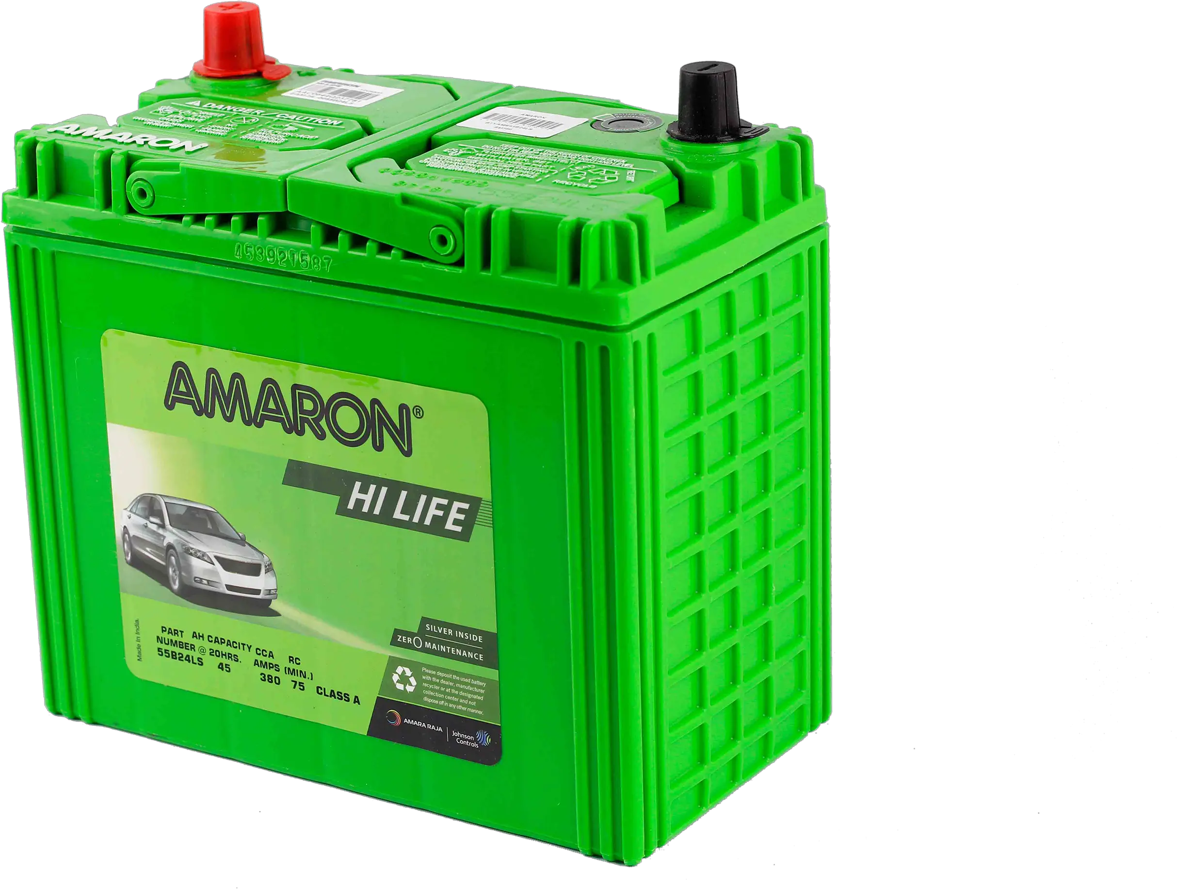 Amaron Fl545106036 Din45 55 Months Warranty Figod Amaron Battery 65ah Price Png Battery Png