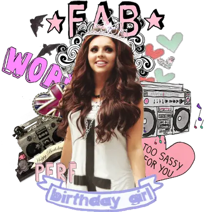 Jesy Fab Nelson Via Tumblr Birthday Collage Png Tumblr Collage Png