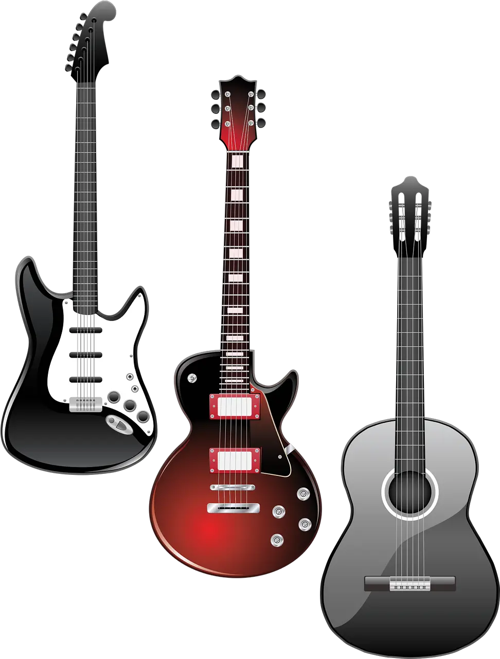 Guitar Musical Instrument Free Vector Graphic On Pixabay Guitar Images For Editing Png Instruments Png
