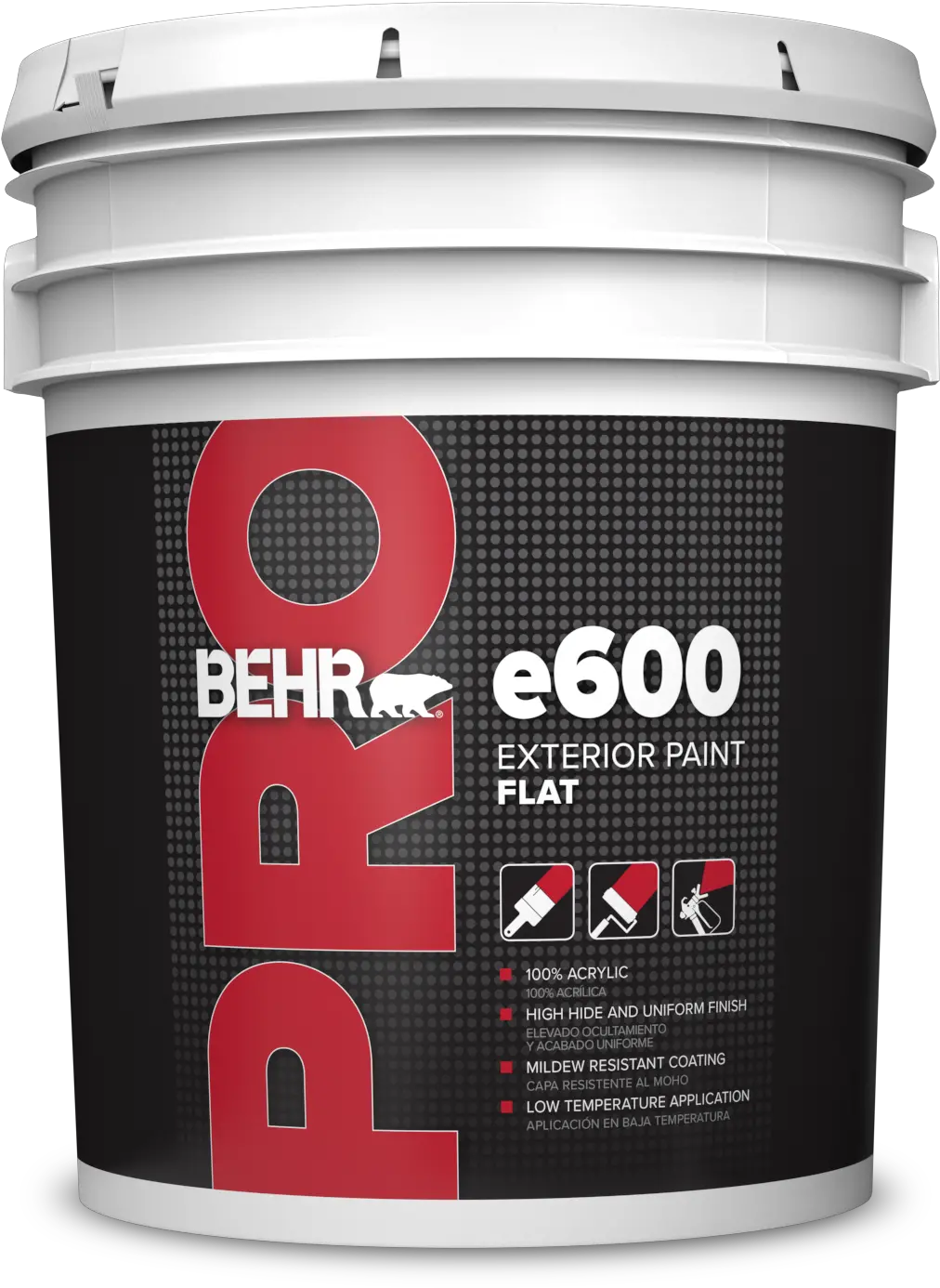 Behr Pro E600 Exterior Flat Paint Behr Granite Grip Png List Icon Flat