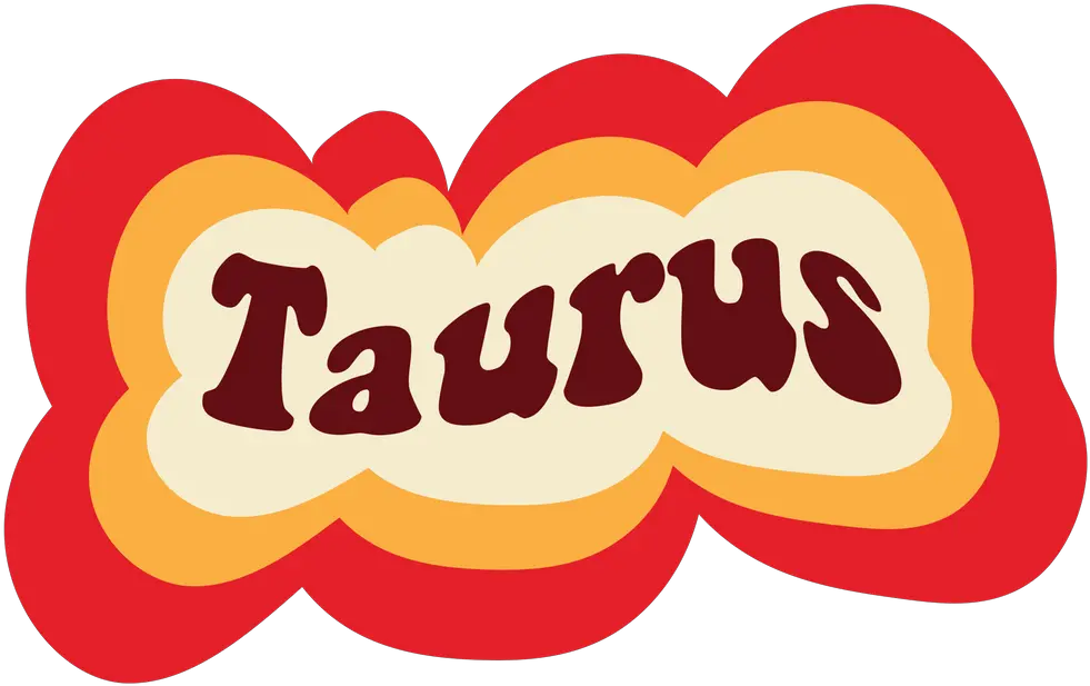 Taurus 70s Inspired Zodiac Sticker Png Virgo Logo
