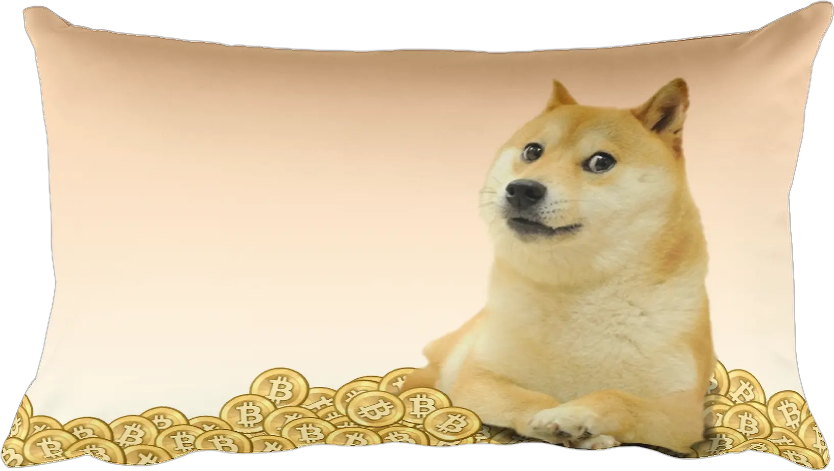 Dogecoin Doge Large Rectangular Pillow Doublesided Print Bitcoin Dog Png Dogecoin Png