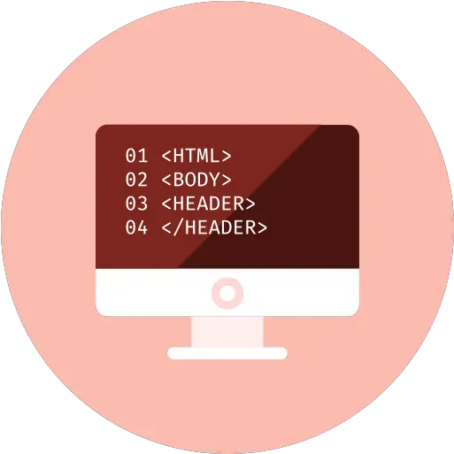 Coding Html Desktop Monitor Computer Free Icon Of Smart Device Png Free Computer Desktop Icon
