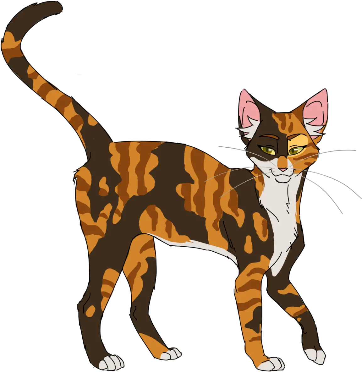 Feline Clipart Cat Design Spotted Leaf Warrior Cats Png Warrior Cats Spotted Cat Cat Png Transparent png