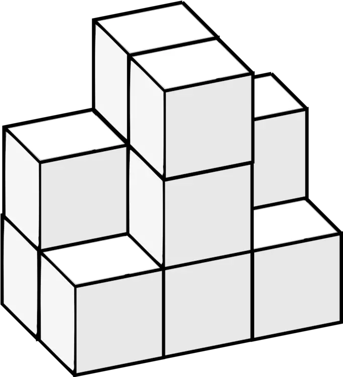 Download Jigsaw Puzzles Tetris Computer Icons Rubiku0027s Cube Black And White Clipart Of 3d Cube Png Rubiks Icon