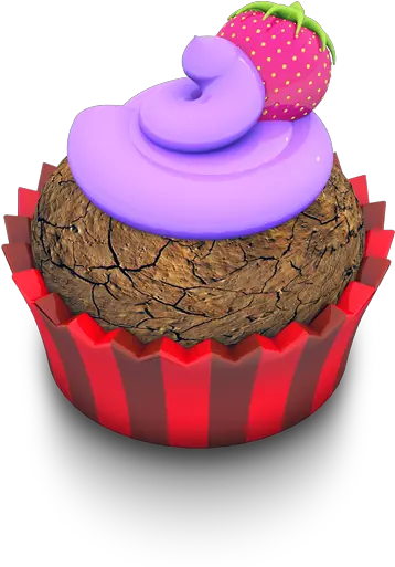 Berry Cupcake Icon Akaacid Icons Softiconscom Cupcake Ico Png Berry Icon