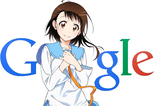 Guide How To See The Best Girl As Your Google Logo Rnisekoi Anime Girls Google Logo Png How To Change Your Google Icon