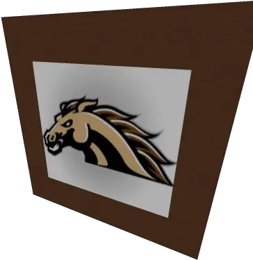 Roblox Horse College Mascot Logo Western Michigan University Png Mustang Mascot Logo