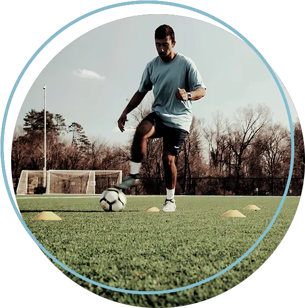 Techne Futbol Soccer Training App Kick Up A Soccer Ball Png Soccer Player Png