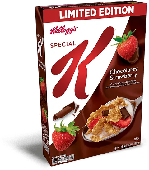 Kelloggu0027s Special K Chocolatey Strawberry Cereal Kelloggs Cereal Png Transparent Strawberry