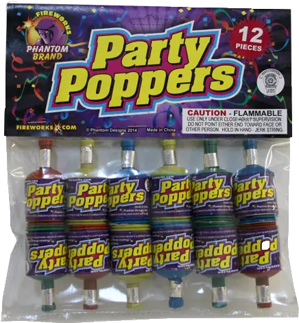Novelties Poppers Party 12 Piece Phantom Fictional Character Png Party Popper Png