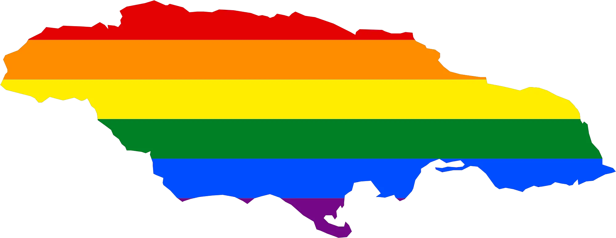 Lgbt Flag Map Of Jamaica West Indies Map Png Jamaica Flag Png