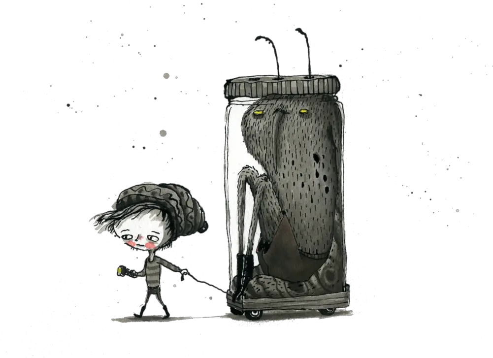 Imaginary Friends In Ink Zarah Juul Png Mothman