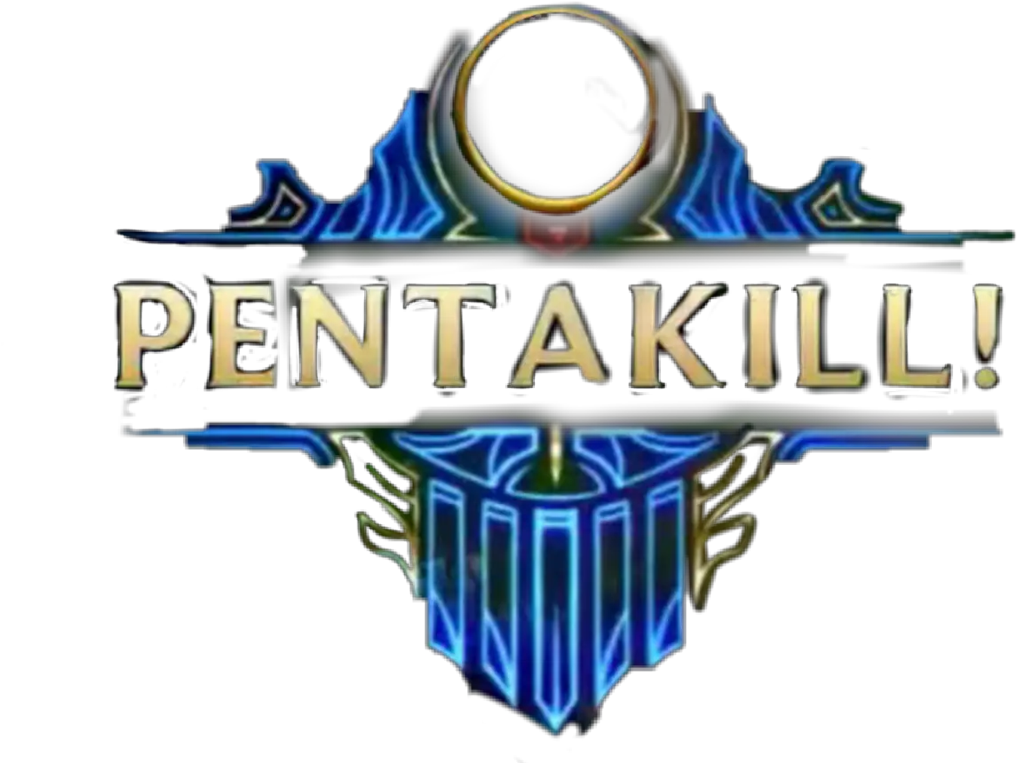 Lol Leagueoflegends Pentakill Game Lol Penta Kill Png Pentakill Logo
