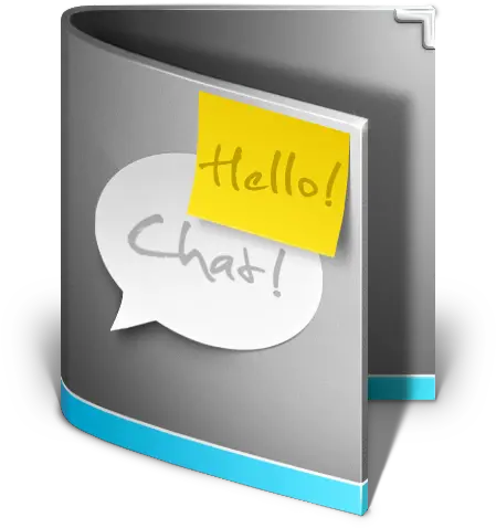 Chat Folder Icon Antares Icons Softiconscom Png Simple Folder Icon