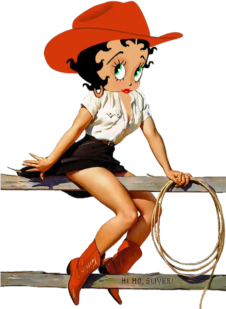25 Cowgirl Clipart Betty Boop Free Clip Art Stock Png