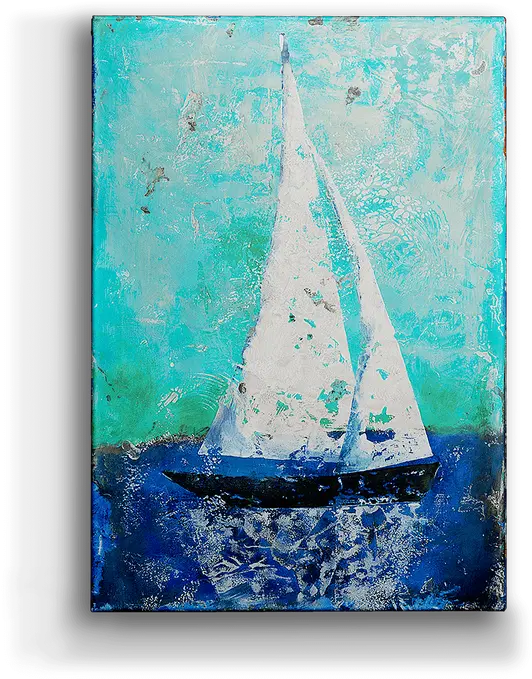 Sailboat With Blue Background Box Art Sail Png Sailboat Transparent Background