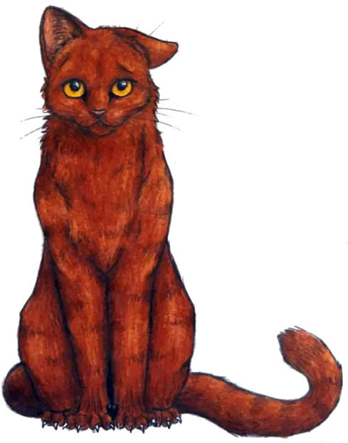 Fur Clipart Red Cat Red Tabby Warrior Cat Png Download Brackenpaw Warriors Pete The Cat Png