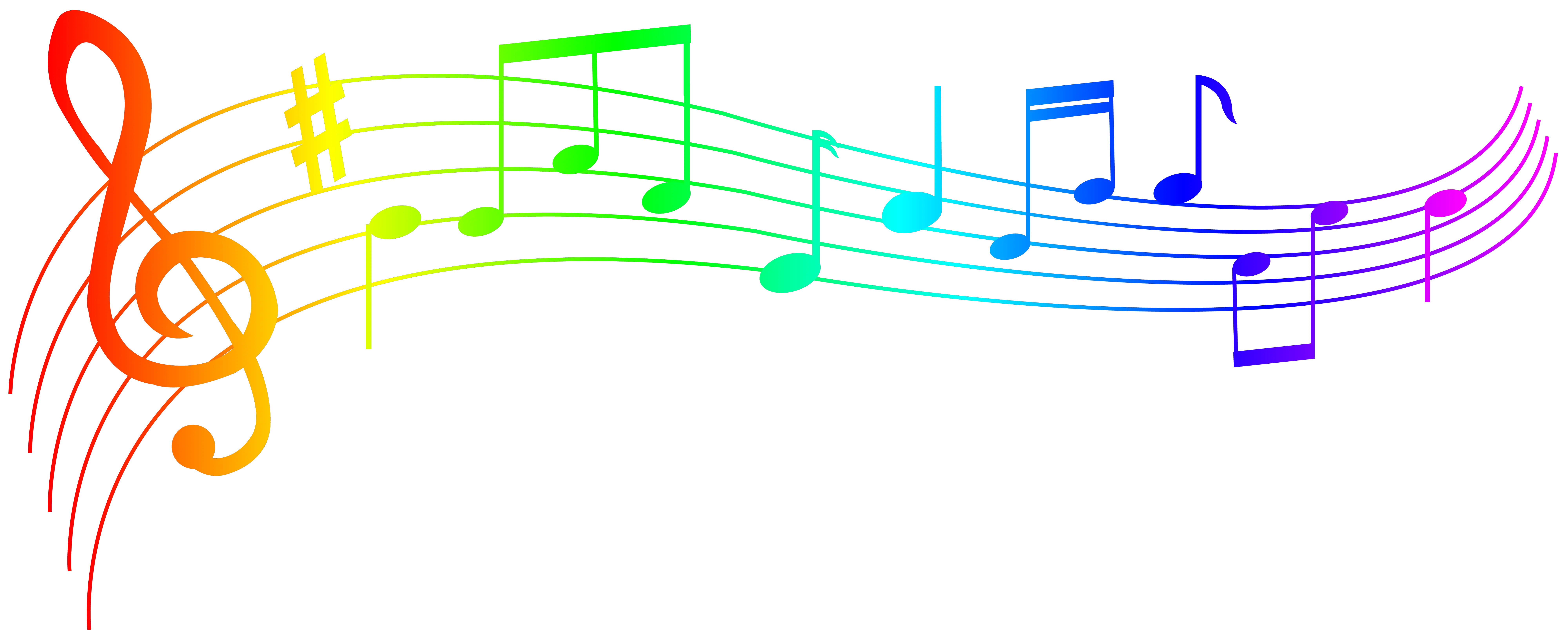 Download Colorful Music Notes Png Music Notes Png Colorful Music Notes Clipart Musical Notes Transparent png
