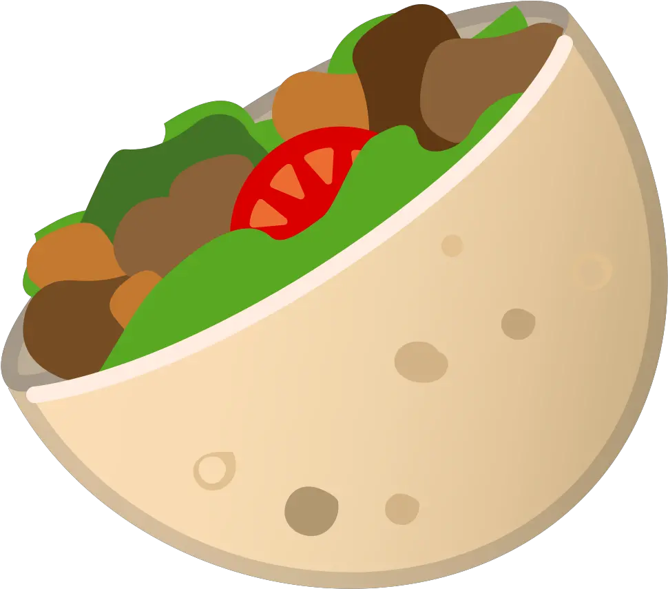 Stuffed Flatbread Icon Noto Emoji Food Drink Iconset Google Kebab Emoji Png Eating Png