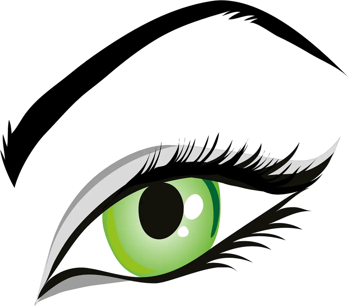 Eye Green Eyes Iris Eyelid Eyebrows Brows Seeing Eye Eye Clip Art Png Shiny Eyes Png