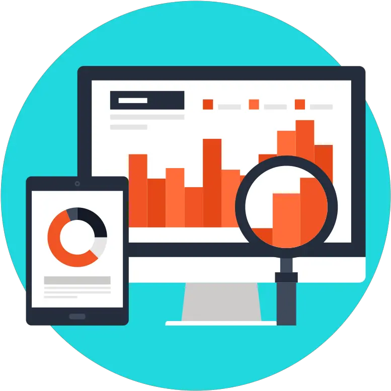 Clipart Computer System Analyst Png Research Report Icon