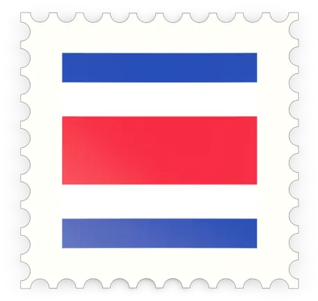 Postage Stamp Icon Illustration Of Flag Costa Rica Costa Rica Postage Stamp Png Stamp Icon Png