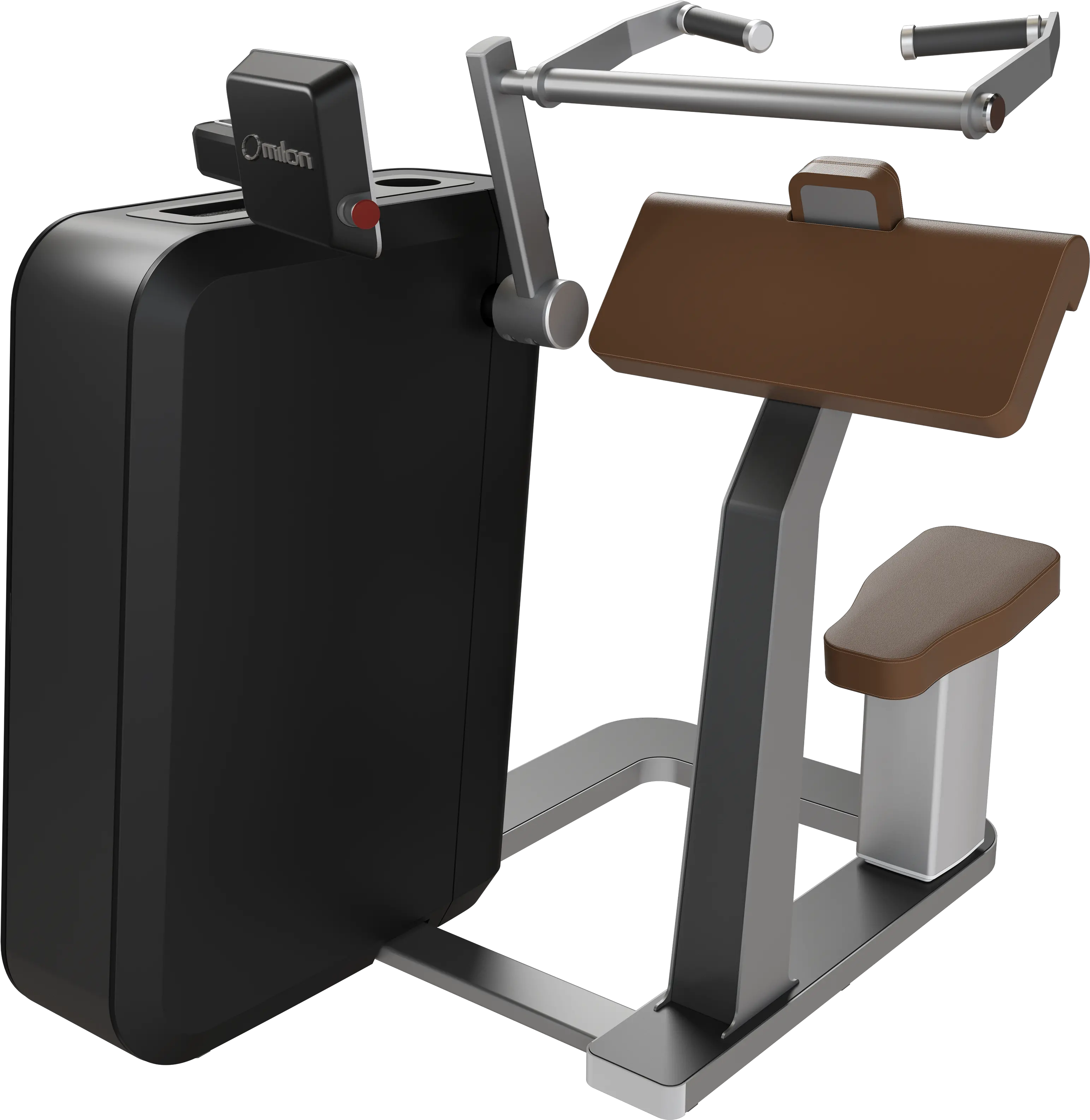 Milon Industries Q Biceps Curl Is Your Trainer By Treadmill Png Bicep Png