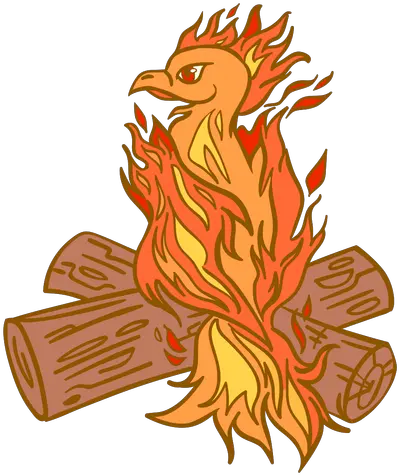 Phoenix Perching Logs Transparent Png U0026 Svg Vector File Illustration Phoenix Bird Png