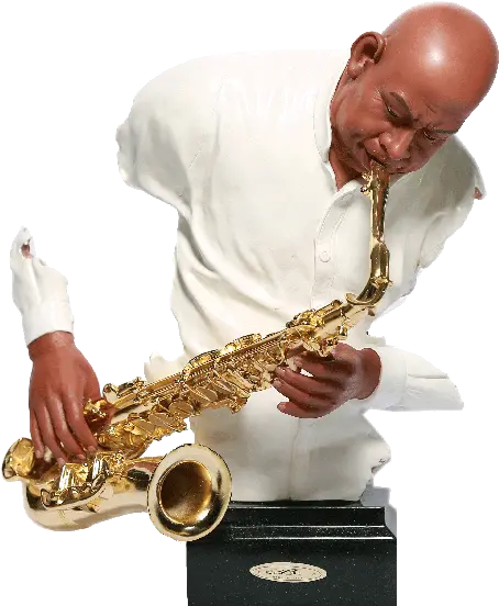 Download Saxophone Player Rock Music Figure Figurine Baritone Saxophone Png Saxophone Transparent Background