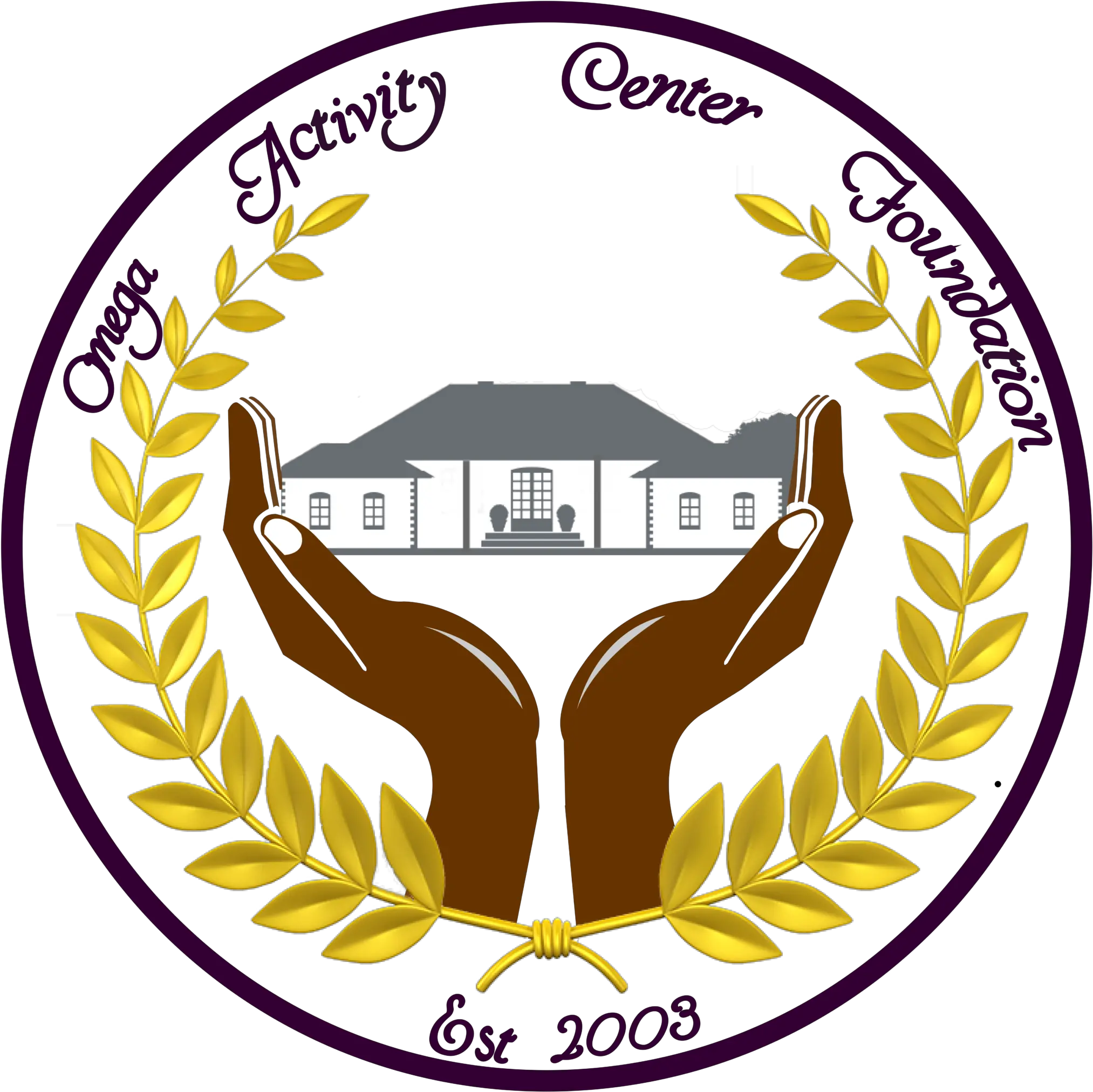Fundraising Omega Activity Center Foundation Laurel Throw Away Trash Sign Png Laurel Wreath Transparent